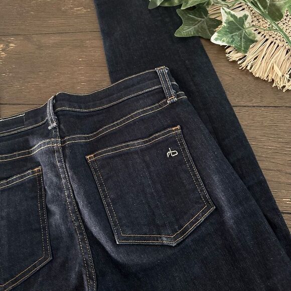 Rag & Bone High Rise Skinny Jeans‎ in Dark Washed Indigo “Heritage” size 26 - Picture 4 of 9